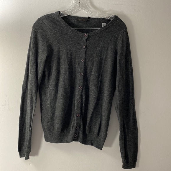 The Limited Sweaters - THE LIMITED | Gray Wool Blend Cardigan Sweater